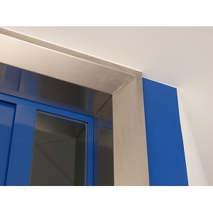 Dettaglio porta Pvc acciaio